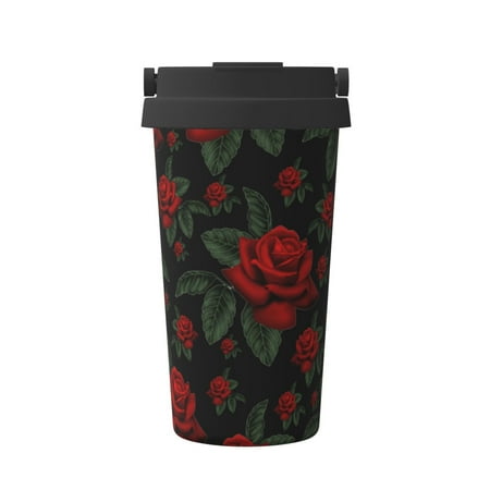 KLL Roses Pattern Stainless Steel Vacuum Insulated Tumbler - Carry Insulated Coffee Mug - Reusable Insulated Cold Brew Iced Coffee Cup Thermos
KLL Roses Pattern Stainless Steel Vacuum Insulated Tumbler - Carry Insulated Coffee Mug - Reusable Insulated Cold Brew Iced Coffee Cup Thermos