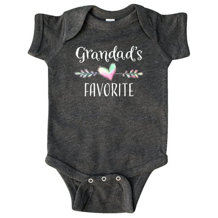 Inktastic Grandads Favorite- Heart Grandchild Gift Baby Boy or Baby Girl Bodysuit 
Inktastic Grandads Favorite- Heart Grandchild Gift Baby Boy or Baby Girl Bodysuit
