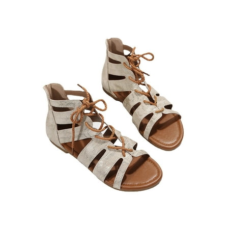 SIMANLAN Womens Gladiator Sandals Summer Flat Sandal Lace Up Casual Shoes Ladies Non-Slip Women Beach White 6
SIMANLAN Womens Gladiator Sandals Summer Flat Sandal Lace Up Casual Shoes Ladies Non-Slip Women Beach White 6