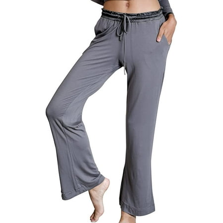 Faceplant Dreams Earl Grey Bamboo Long Lounge Pajama Pant - Medium