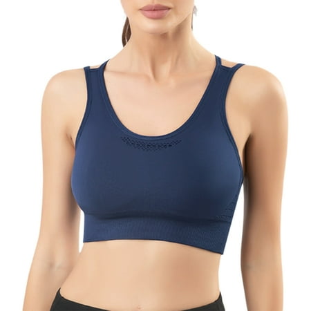 YUUZONE Womens High Impact Sports Bras Mesh Back Wirefree Padded Yoga Running Crop Top
YUUZONE Womens High Impact Sports Bras Mesh Back Wirefree Padded Yoga Running Crop Top