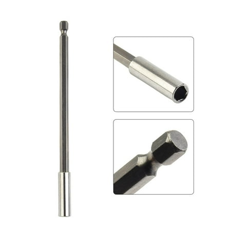 Magnetic Bit Holder Set 60mm 75mm 100mm 150mm Extension Bars 1 /4 Hex Shank
