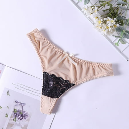 Outfmvch Women Panties New Hot Panties For Women Lace Patchwork Low Waist Thong In Solid Color White S
Outfmvch Women Panties New Hot Panties For Women Lace Patchwork Low Waist Thong In Solid Color White S