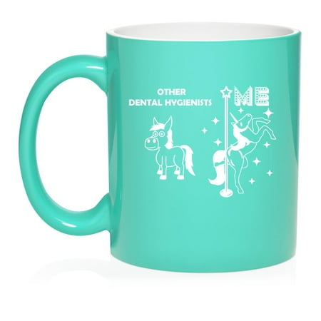 Dental Hygienist Superstar Unicorn Funny Ceramic Coffee Mug Tea Cup Gift for Her Friend Coworker Sister (11oz Teal)
Dental Hygienist Superstar Unicorn Funny Ceramic Coffee Mug Tea Cup Gift for Her Friend Coworker Sister (11oz Teal)