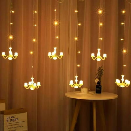 Chandeliers Curtains Light LED Light Hanging Strings Lights Holiday Decor Lights Strings for Home Party
Chandeliers Curtains Light LED Light Hanging Strings Lights Holiday Decor Lights Strings for Home Party