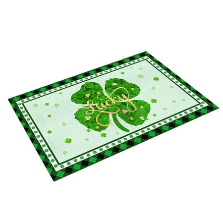 St. Patricks s Day Placemats Scandinavians Irish Day Plaid Decorative Placemats Insulated Tablecloths
St. Patricks s Day Placemats Scandinavians Irish Day Plaid Decorative Placemats Insulated Tablecloths