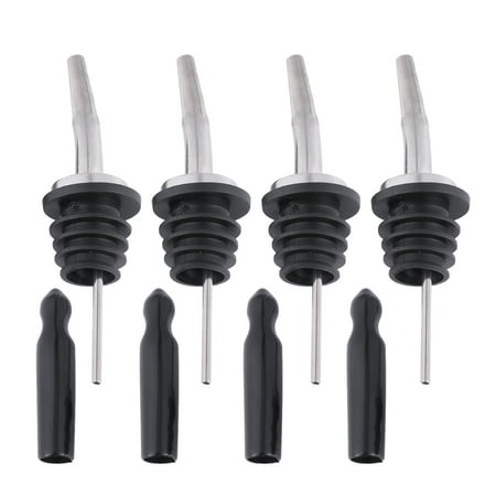 NUOLUX 4pcs Stainless Steel Wine Pourers Classic Bottle Pourer with Cover Alcohol Pouring Tubes for Home Restaurant
NUOLUX 4pcs Stainless Steel Wine Pourers Classic Bottle Pourer with Cover Alcohol Pouring Tubes for Home Restaurant