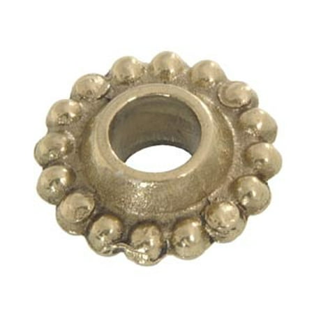 B&P Lamp® Brass Beaded Seating Ring For 3/4 Tube Pol. & Lacq. Brass