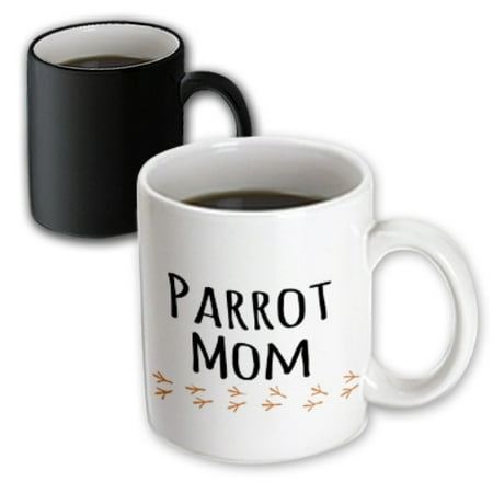 3dRose Parrot Mom - for girl bird lovers - female pet owners - with footprints - Magic Transforming Mug 11-ounce
3dRose Parrot Mom - for girl bird lovers - female pet owners - with footprints - Magic Transforming Mug 11-ounce