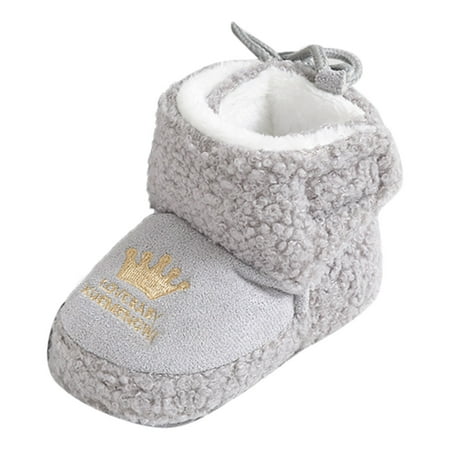 Fashion Baby Shoes Warm Winter Baby Shoes Cartoon Deer Shape Christmas Baby Shoes Baby Soft Sole Shoes
