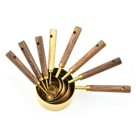 Ingredient Tea Golden Kitchen Stackable Stainless Steel Measuring Spoons Set Baking Tool Measuring Cups Sugar Scoop SET
Ingredient Tea Golden Kitchen Stackable Stainless Steel Measuring Spoons Set Baking Tool Measuring Cups Sugar Scoop SET