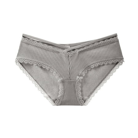 ZMHEGW 12 Packs Seamless Underwear For Women Pure Color Comfortable Cotton Triangle With Lace Edge Low Waist Ties Panties
ZMHEGW 12 Packs Seamless Underwear For Women Pure Color Comfortable Cotton Triangle With Lace Edge Low Waist Ties Panties