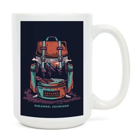 15 fl oz Ceramic Mug Durango Colorado Explore Where the Wifi is Weak Backpack Distressed Dishwasher & Microwave Safe
15 fl oz Ceramic Mug Durango Colorado Explore Where the Wifi is Weak Backpack Distressed Dishwasher & Microwave Safe