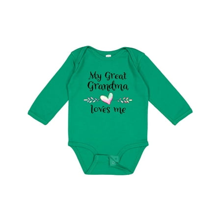 Inktastic My Great Grandma Loves Me- Heart Great Grandchild Gift Baby Boy or Baby Girl Long Sleeve Bodysuit
Inktastic My Great Grandma Loves Me- Heart Great Grandchild Gift Baby Boy or Baby Girl Long Sleeve Bodysuit
