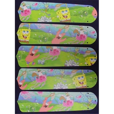 Sponge Bob Square Pants 52 in. Ceiling Fan Blades Only