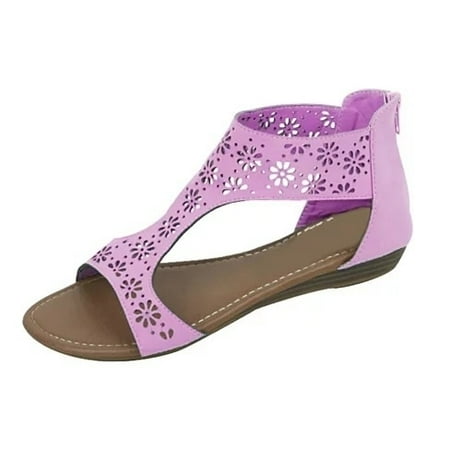 saveondeals Crazy Daisies Open Toe Ankle Strap Sandals