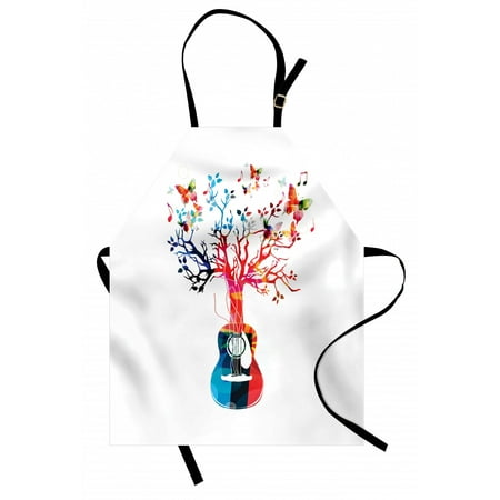 Guitar Apron Colorful Musical Composition with Guitar Tree and Butterflies Artistic Inspiration Unisex Kitchen Bib Apron with Adjustable Neck for Cooking Baking Gardening Multicolor by Ambesonne
Guitar Apron Colorful Musical Composition with Guitar Tree and Butterflies Artistic Inspiration Unisex Kitchen Bib Apron with Adjustable Neck for Cooking Baking Gardening Multicolor by Ambesonne