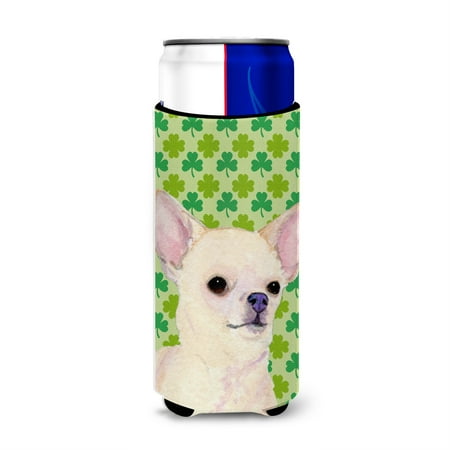 Chihuahua St. Patrick s Day Shamrock Portrait Ultra Beverage Insulators for slim cans SS4403MUK
Chihuahua St. Patrick s Day Shamrock Portrait Ultra Beverage Insulators for slim cans SS4403MUK
