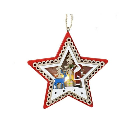 TureClos Xmas Tree Star Pendant with Rope Luminous Wood Hollow Indoor Hanging Ornament Lovely LED Light Door Bedroom Decorations Star
TureClos Xmas Tree Star Pendant with Rope Luminous Wood Hollow Indoor Hanging Ornament Lovely LED Light Door Bedroom Decorations Star