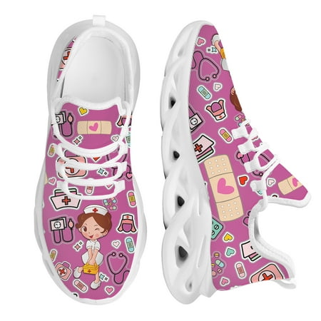 Kawaii Nurse Pattern Women Casual Sneakers Non-Slip Running Shoes Hospital Surgical Medical Print Platforms
Kawaii Nurse Pattern Women Casual Sneakers Non-Slip Running Shoes Hospital Surgical Medical Print Platforms