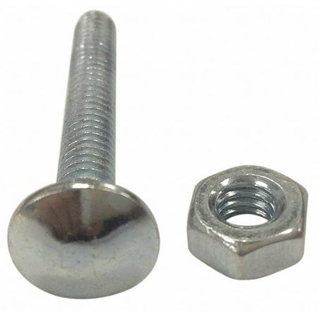 Sim Supply Round Head Carriage Bolt L 1-3-4 In PK12 1XNB1 1XNB1 ZO-G0524325