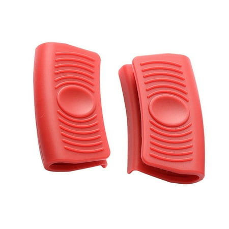 2PCS Iron Pot Handle Silicone Covers Washable Reusable Cooking Pinch Mitts Potholder for Kitchen Cooking & Baking Red 2pcs
2PCS Iron Pot Handle Silicone Covers Washable Reusable Cooking Pinch Mitts Potholder for Kitchen Cooking & Baking Red 2pcs
