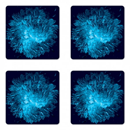 Flowers Coaster Set of 4 Night Luminous Effect Chrysanthemum Flower Artwork Square Hardboard Gloss Coasters Standard Size Grey Sky Blue by Ambesonne
Flowers Coaster Set of 4 Night Luminous Effect Chrysanthemum Flower Artwork Square Hardboard Gloss Coasters Standard Size Grey Sky Blue by Ambesonne