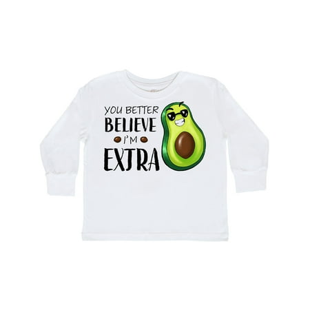 Inktastic You Better Believe I m Extra- Funny Avocado Guacamole Gift Toddler Boy or Toddler Girl Long Sleeve T-Shirt
Inktastic You Better Believe I m Extra- Funny Avocado Guacamole Gift Toddler Boy or Toddler Girl Long Sleeve T-Shirt
