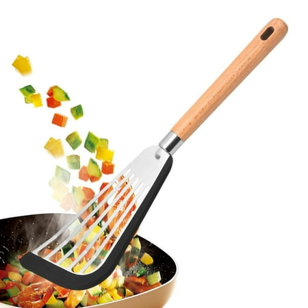 Lucybak Fish Spatula Kitchen Spatula for Pancakes Slotted Turner Spatula Wood Handle Egg Spatula for Flipping Eggs Pancakes Fish Vegetables approving
Lucybak Fish Spatula Kitchen Spatula for Pancakes Slotted Turner Spatula Wood Handle Egg Spatula for Flipping Eggs Pancakes Fish Vegetables approving