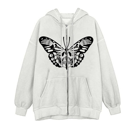 Womens Zip Up Hoodie Sweater Y2k 90s Vintage Coat Long Sleeve Oversized Casual Drawstring Pullover Jacket With Pockets
Womens Zip Up Hoodie Sweater Y2k 90s Vintage Coat Long Sleeve Oversized Casual Drawstring Pullover Jacket With Pockets