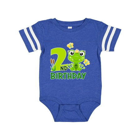 Inktastic 2nd Birthday Princess Frog Gift Baby Girl Bodysuit