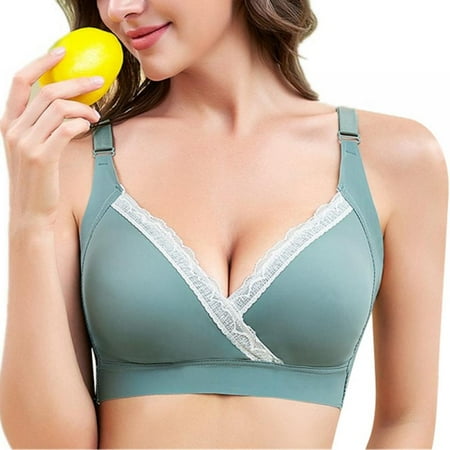 Women s Markless Nursing Bras Underwire-free Mom Feeding Lingerie Sleep Lace Underwear - 1Pack
Women s Markless Nursing Bras Underwire-free Mom Feeding Lingerie Sleep Lace Underwear - 1Pack