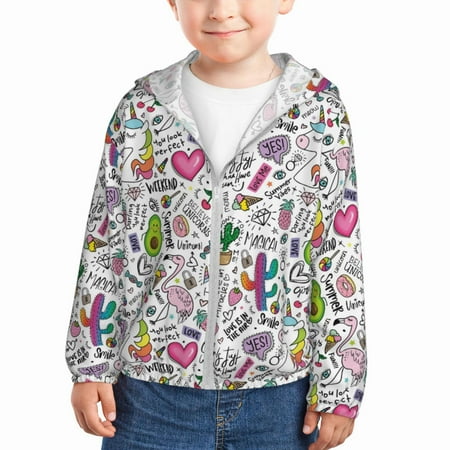 Gaeub Fun Animal with Unicorn Print Athletic Sun Protection Hoodie for Kids Long Sleeve Outdoor UV Shirt Running Fishing Top for Boys Girls-4 Years
Gaeub Fun Animal with Unicorn Print Athletic Sun Protection Hoodie for Kids Long Sleeve Outdoor UV Shirt Running Fishing Top for Boys Girls-4 Years