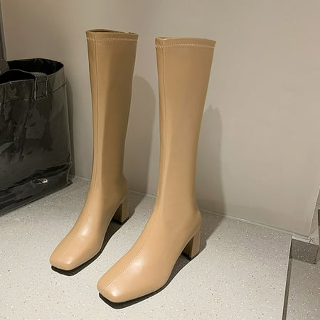 ERTUTUYI Zipper Heel Shoes Toe Boots Color Women Solid Leather Boots Women s Boots Khaki 38
ERTUTUYI Zipper Heel Shoes Toe Boots Color Women Solid Leather Boots Women s Boots Khaki 38