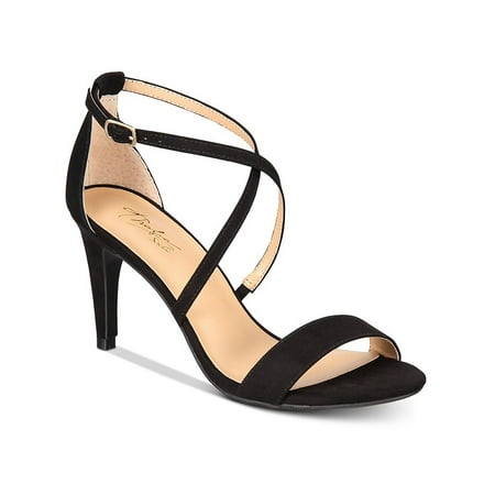 Thalia Sodi Womens Darria Faux Suede Strappy Dress Sandals