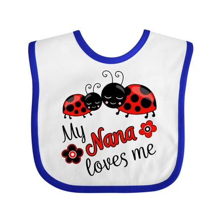 Inktastic My Nana Loves Me with Cute Ladybugs Gift Baby Boy or Baby Girl Bib
Inktastic My Nana Loves Me with Cute Ladybugs Gift Baby Boy or Baby Girl Bib