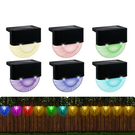 6 Pcs Solar Deck Lights Outdoor Solar Step Lights Waterproof Solar Fence Lights for Stairs Paths and Porches Yards and Garden
6 Pcs Solar Deck Lights Outdoor Solar Step Lights Waterproof Solar Fence Lights for Stairs Paths and Porches Yards and Garden
