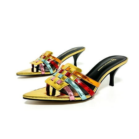2024 Summer New Women s High Heels Plus Size 35-44 Elegant Party Shoes Wedding Shoes Pointed Open Toe Sexy Women s Slippers
2024 Summer New Women s High Heels Plus Size 35-44 Elegant Party Shoes Wedding Shoes Pointed Open Toe Sexy Women s Slippers