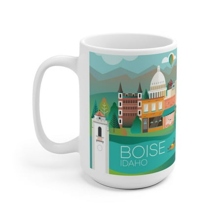 BOISE 15 OZ CERAMIC MUG