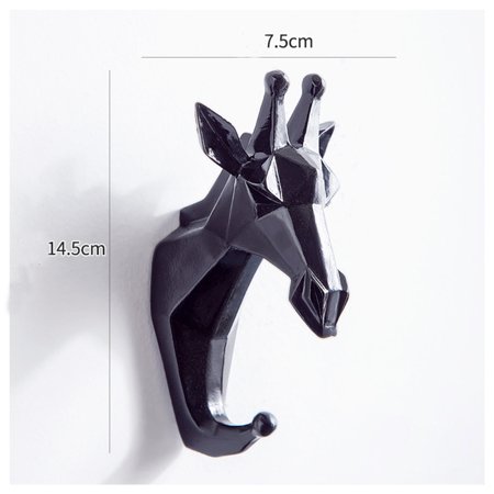 Adhesive Hook Creative Animal Shape Hanging Coats for Bathroom Kitchen Organizer Giraffe Brilliant Black
Adhesive Hook Creative Animal Shape Hanging Coats for Bathroom Kitchen Organizer Giraffe Brilliant Black