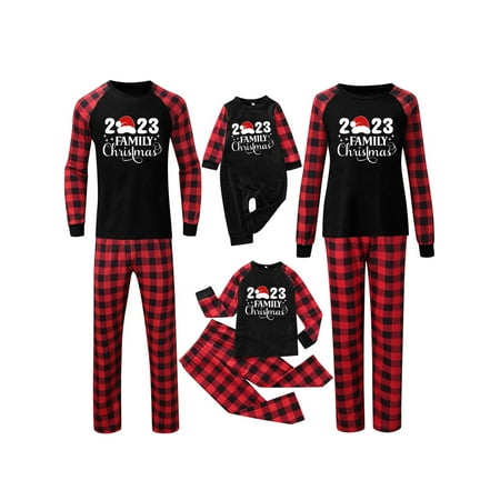Paille Women Men Kids Tops And Pants Casual Sleepwear Soft Christmas Nightwear Long Sleeve Holiday Matching Family Pajamas Set PJ Sets Red Child 4-5Y
Paille Women Men Kids Tops And Pants Casual Sleepwear Soft Christmas Nightwear Long Sleeve Holiday Matching Family Pajamas Set PJ Sets Red Child 4-5Y