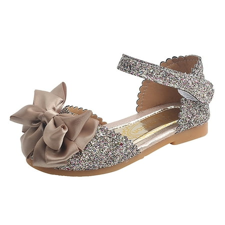 Yinguo Princess Girls Sandals Bling Knot Shoes Kids Girl s shoes