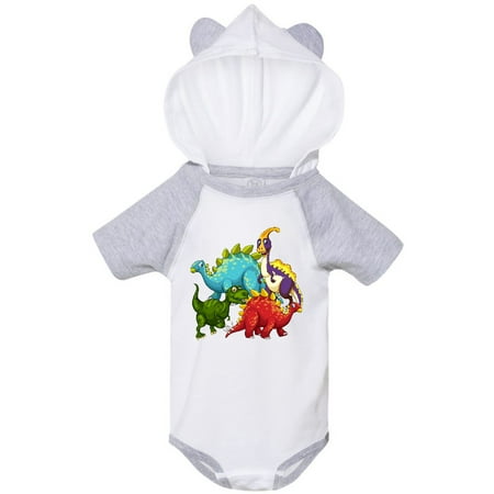Inktastic Cute Dinosaurs Gift Baby Boy or Baby Girl Bodysuit