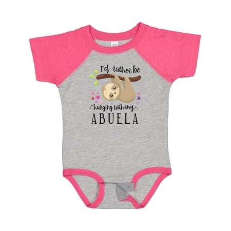 Inktastic Sloth I d Rather Be Hanging with Abuela Gift Baby Boy or Baby Girl Bodysuit
Inktastic Sloth I d Rather Be Hanging with Abuela Gift Baby Boy or Baby Girl Bodysuit