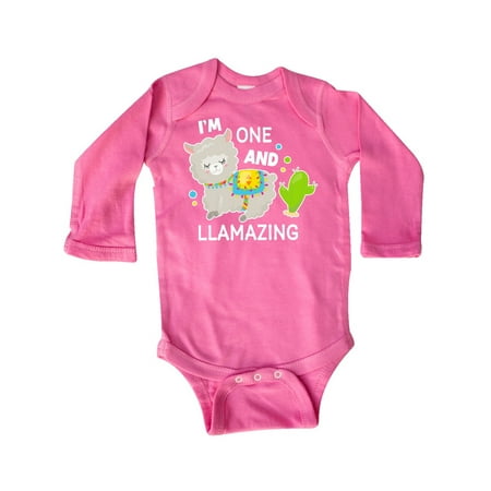 Inktastic Im One and Llamazing with Llama and Cactus Gift Baby Boy or Baby Girl Long Sleeve Bodysuit
Inktastic Im One and Llamazing with Llama and Cactus Gift Baby Boy or Baby Girl Long Sleeve Bodysuit
