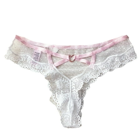 EHTMSAK Womens Sexy G-String Thongs Stretch Lace Underwear Panties T-Back Low Rise Tangas White L
EHTMSAK Womens Sexy G-String Thongs Stretch Lace Underwear Panties T-Back Low Rise Tangas White L