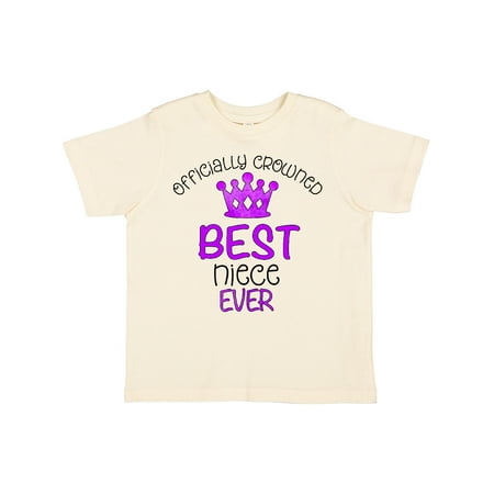 Inktastic Officially Crowned Best Niece Ever Purple Crown Gift Toddler Toddler Girl T-Shirt
Inktastic Officially Crowned Best Niece Ever Purple Crown Gift Toddler Toddler Girl T-Shirt
