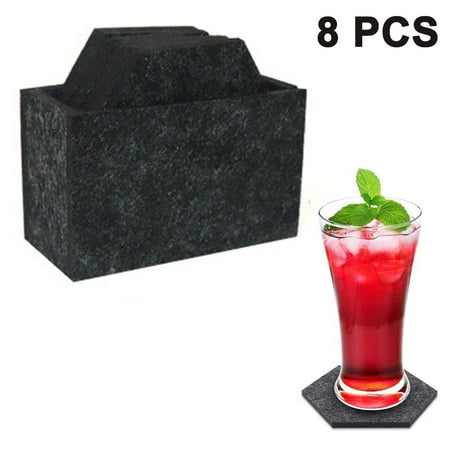 Coasters for Drinks Set of 8 Absorbent Felt Coasters with Premium Package Perfect Housewarming Gift Protects Furniture -Hexagon
Coasters for Drinks Set of 8 Absorbent Felt Coasters with Premium Package Perfect Housewarming Gift Protects Furniture -Hexagon
