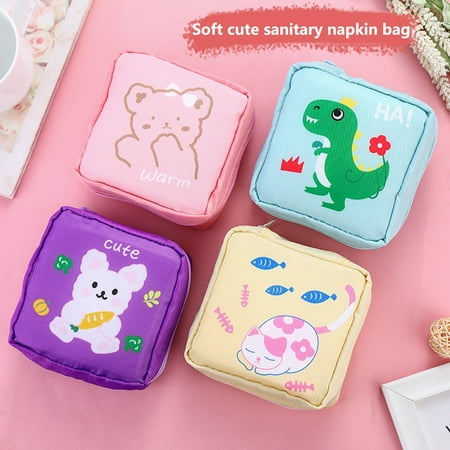 Waroomhosue Storage Bag Large Capacity Cartoon Pattern Vivid Color Zipper Closure Multipurpose Decorative Nylon Women Period Pad Bag Sanitary Napkin Storage Pouch Home Supplies
Waroomhosue Storage Bag Large Capacity Cartoon Pattern Vivid Color Zipper Closure Multipurpose Decorative Nylon Women Period Pad Bag Sanitary Napkin Storage Pouch Home Supplies
