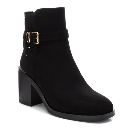 Women s Suede Dress Booties By XTI 141735 Black